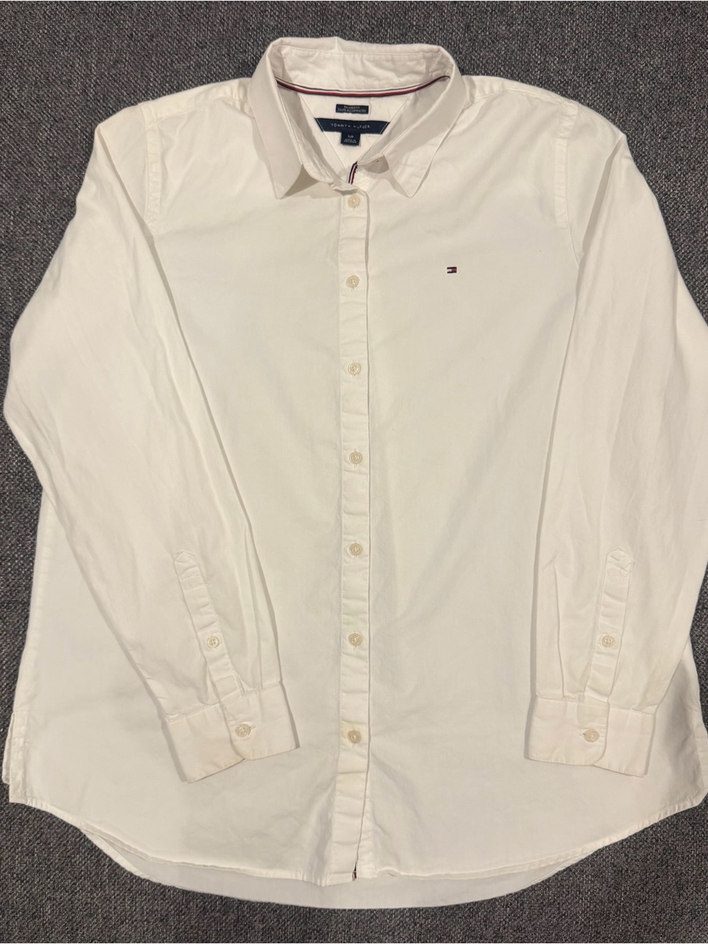 Tommy Hilfiger Off-White Oxford Button-Down Shirt
